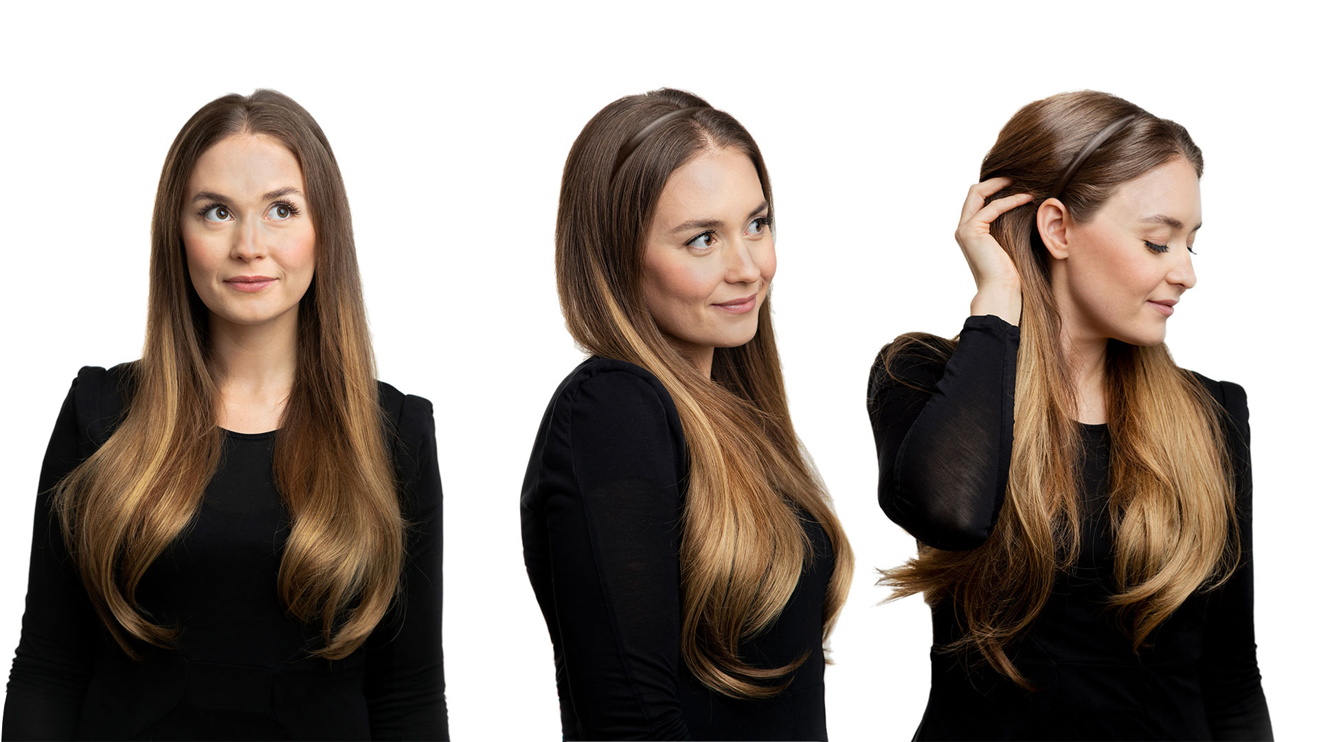 Bone headphones girl wearing headphones