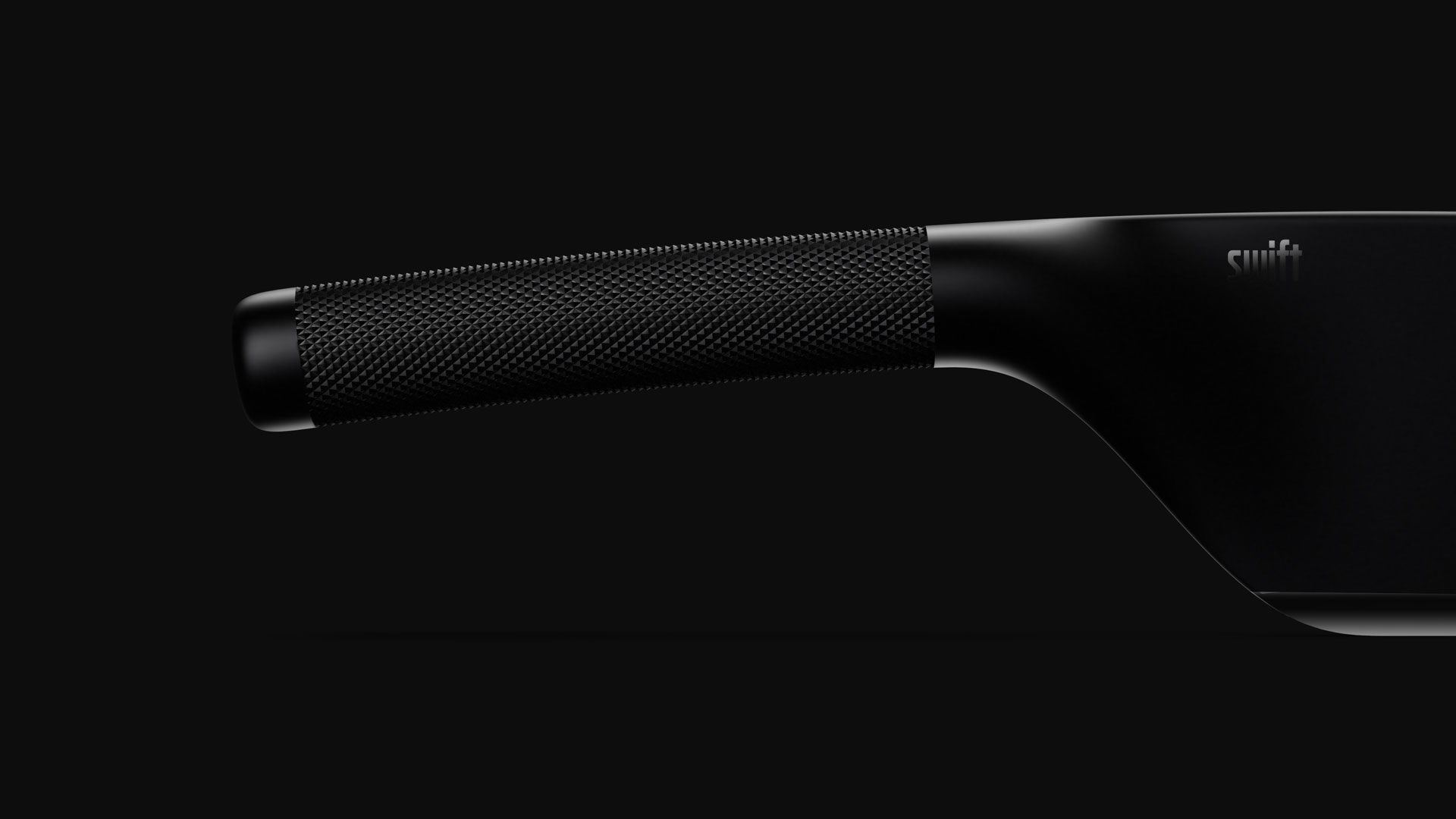 swift knife knurled handle render