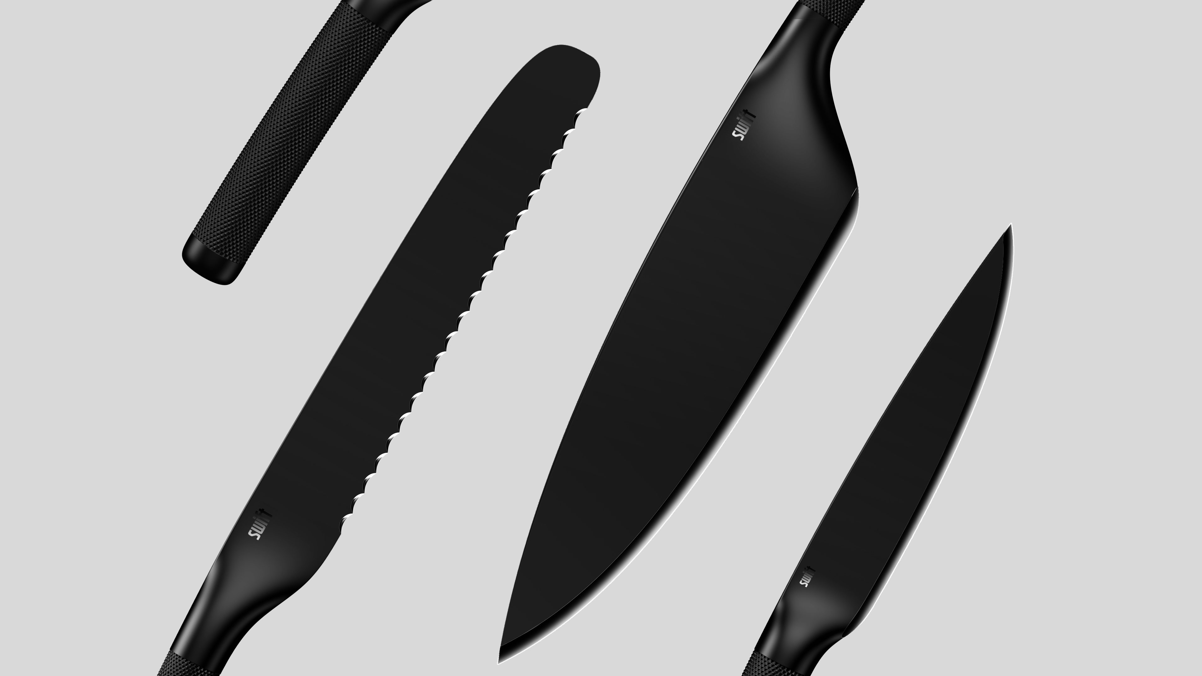 swift knife 3 piece set render